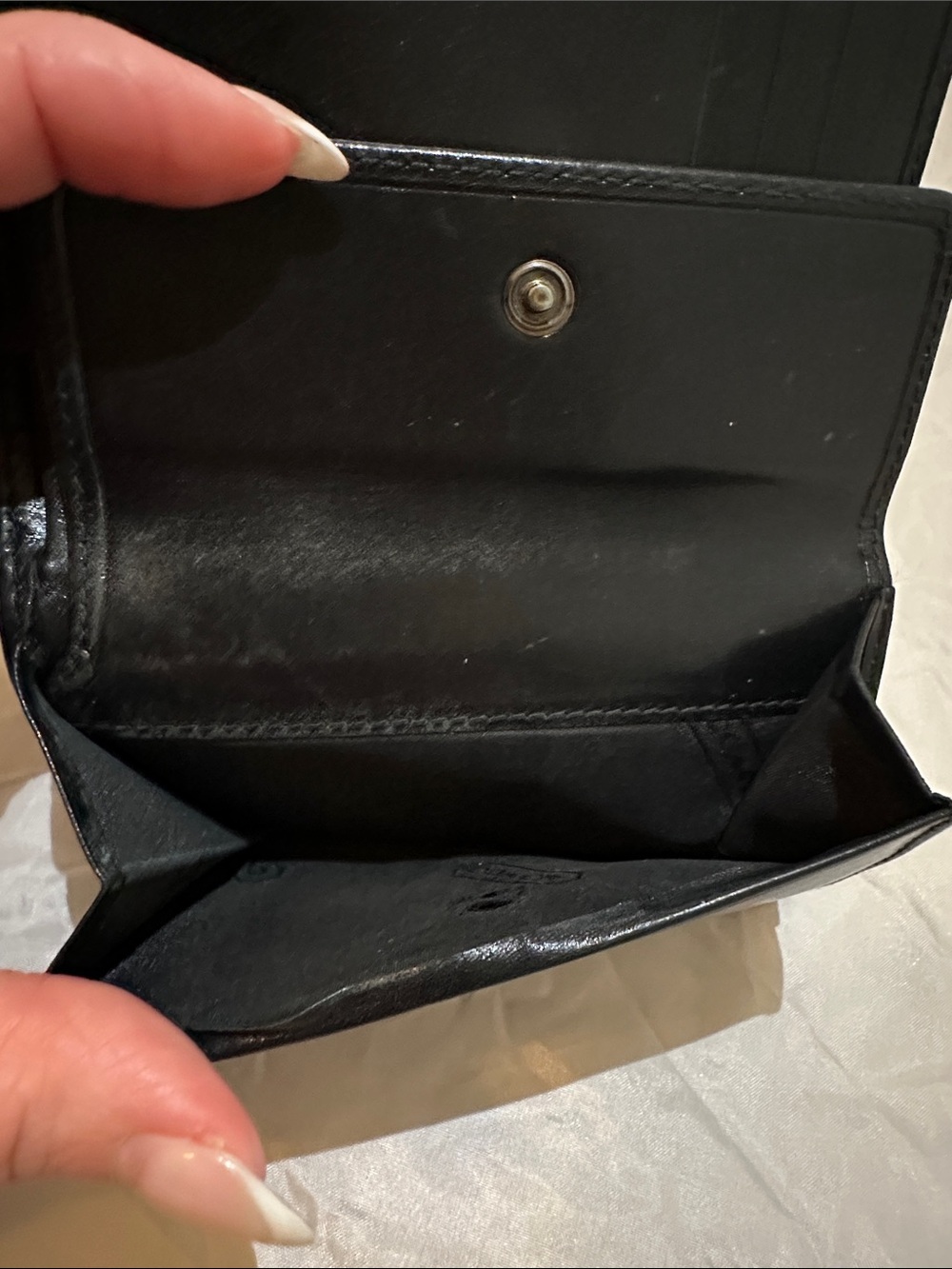 Vintage Coach | Black Leather Bi Fold | Womens Wallet - Picture 5 of 5